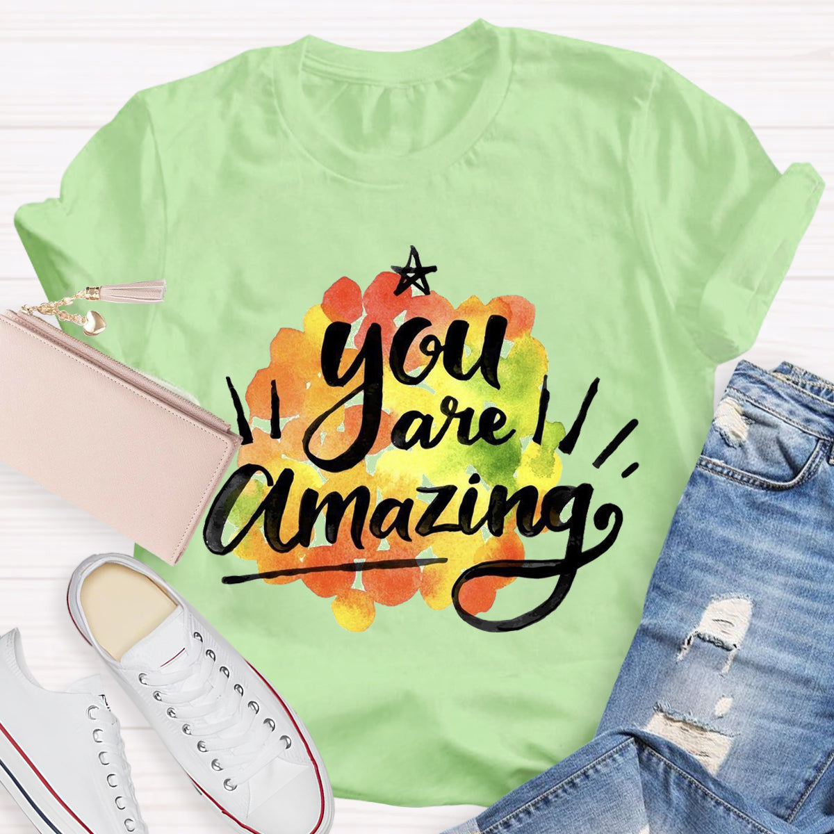 You Are Amazing Teacher Positive Quotes T-Shirt