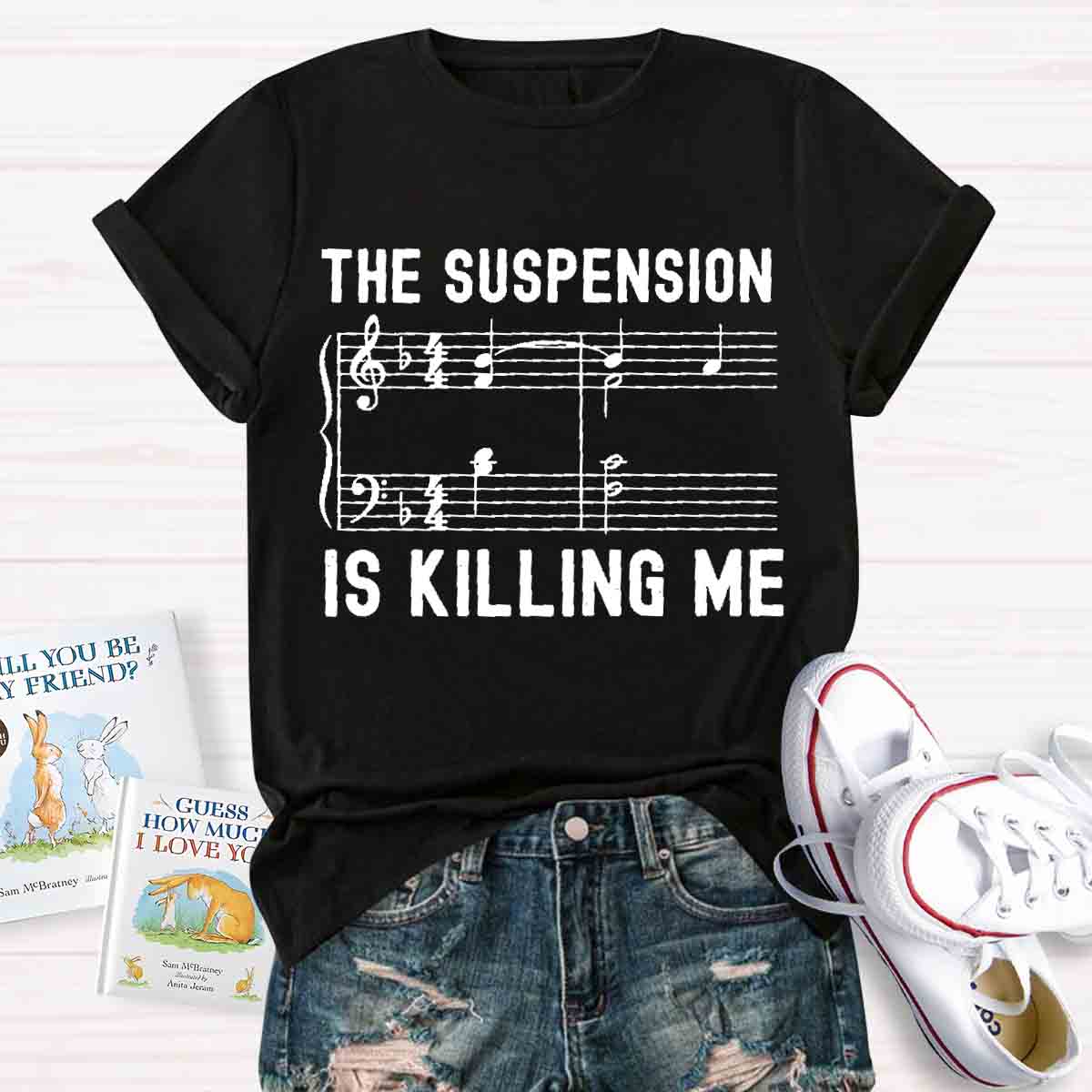 The Suspension Is Killing Me Math Teacher T-Shirt