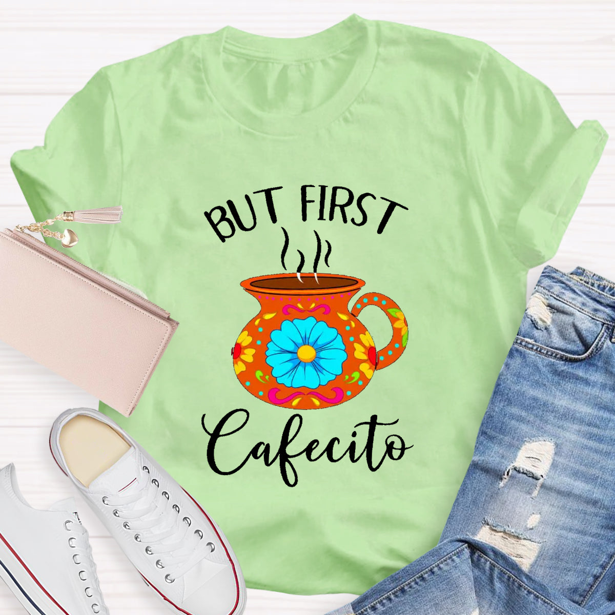 But First Cafecito Spanish Teacher T-Shirt