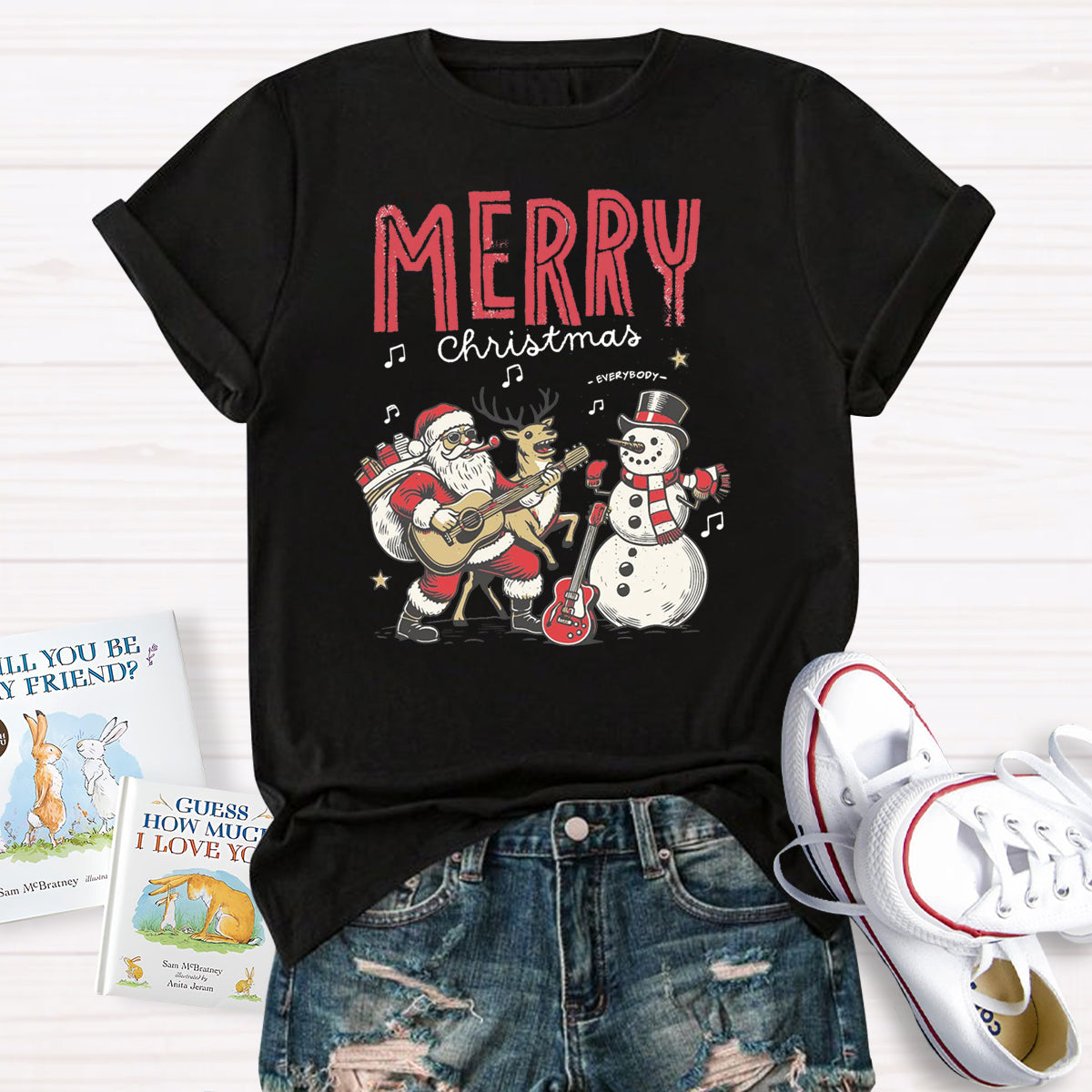 Merry Christmas Music Teacher T-Shirt