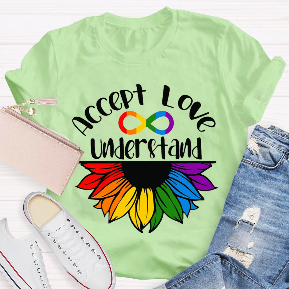 Accept Love Understand Sunflower T-Shirt