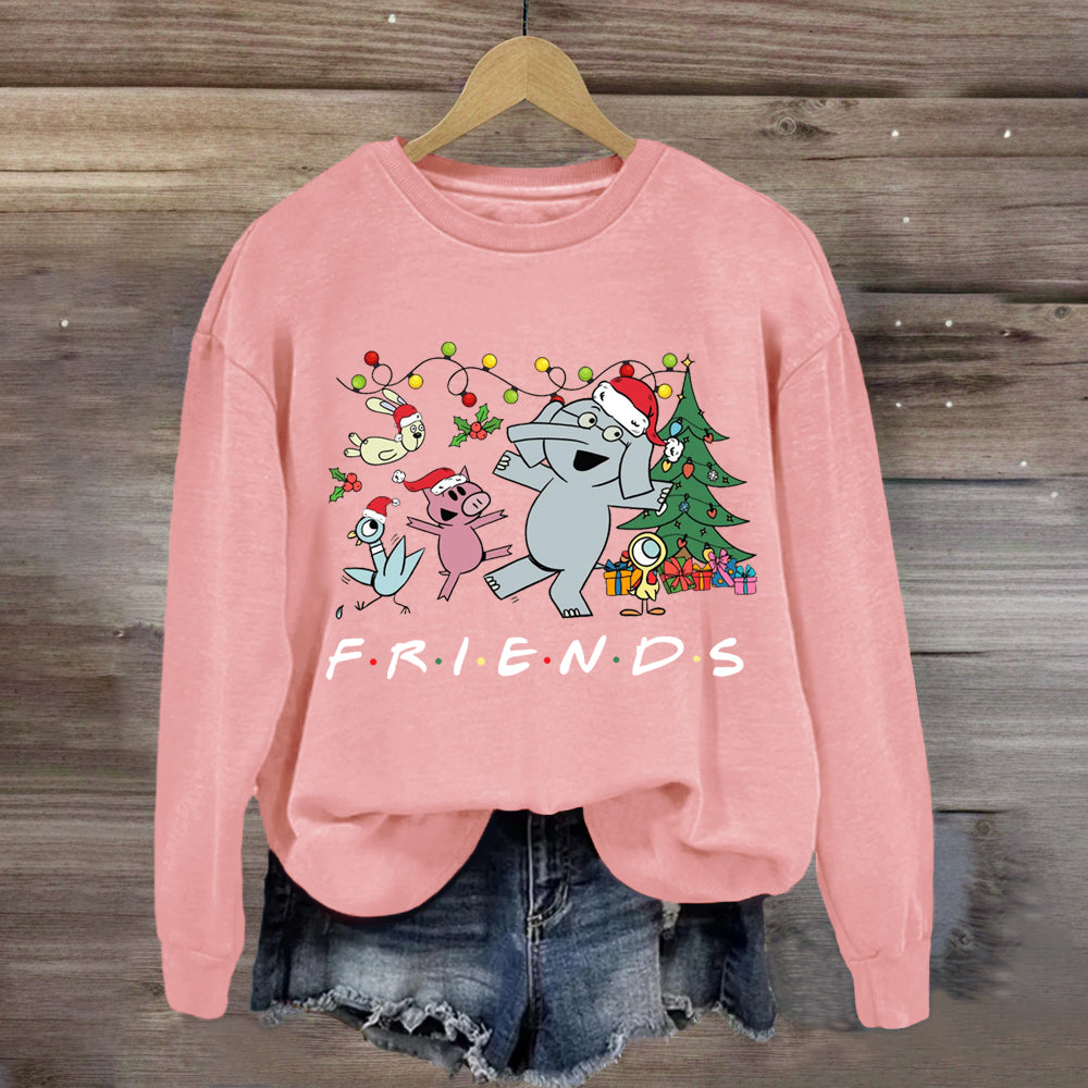 Friends Elephant And Piggie Christmas Sweatshirt