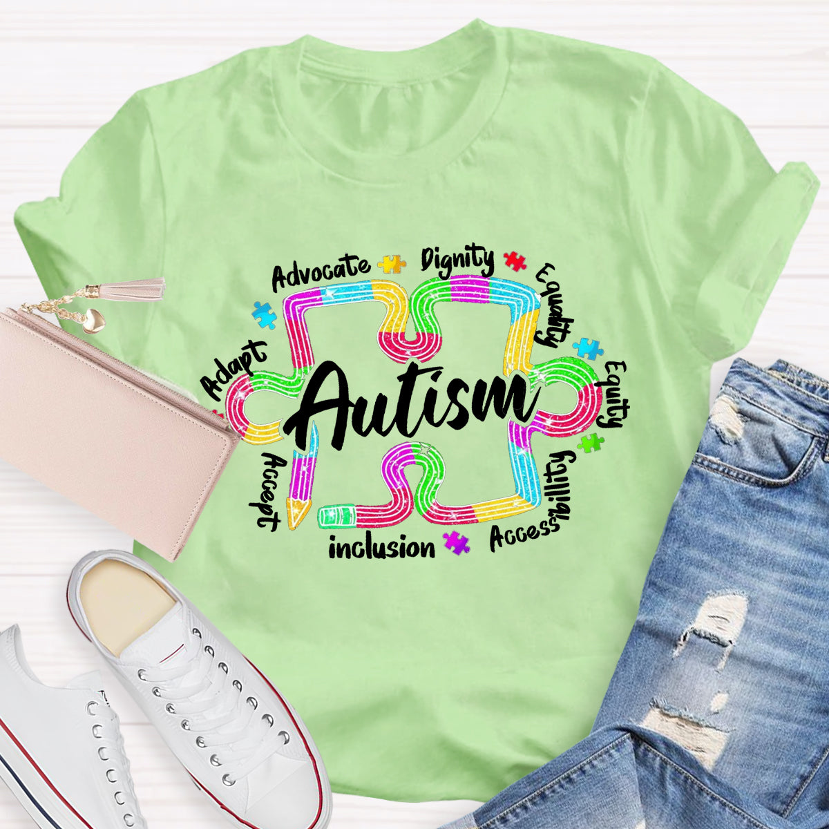 Autism Pencil Special Education T-Shirt