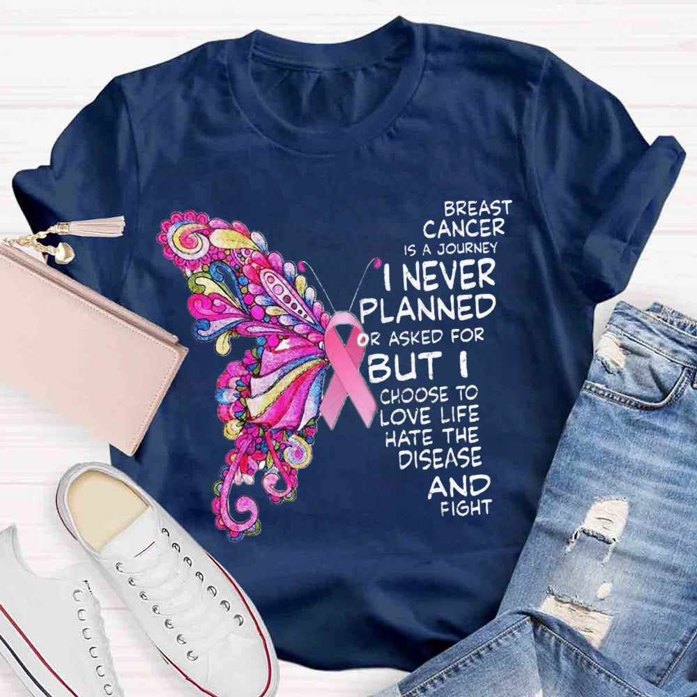 Breast Cancer Awareness Teacher T-Shirt