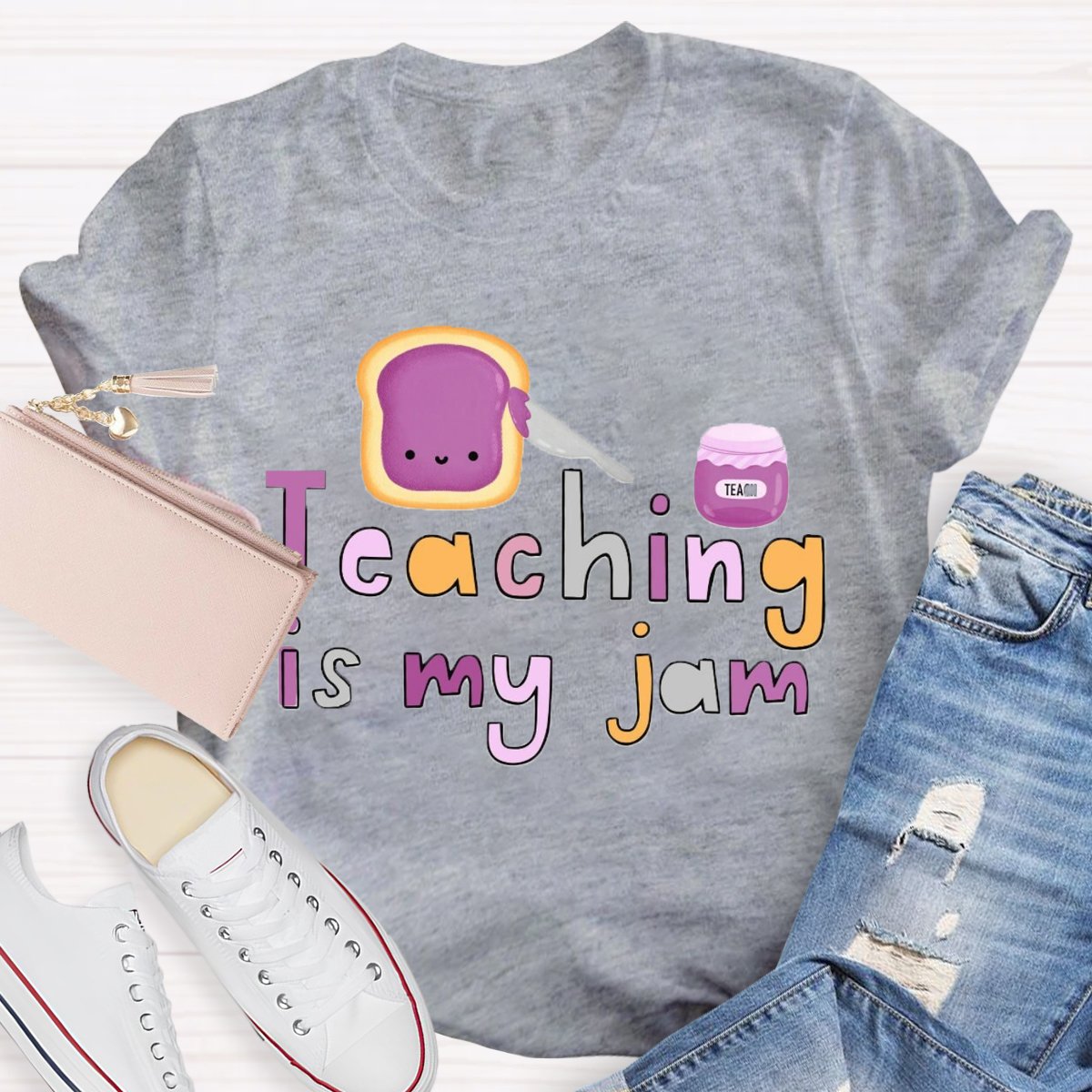 Teaching is my Jam Cute Teacher Shirt