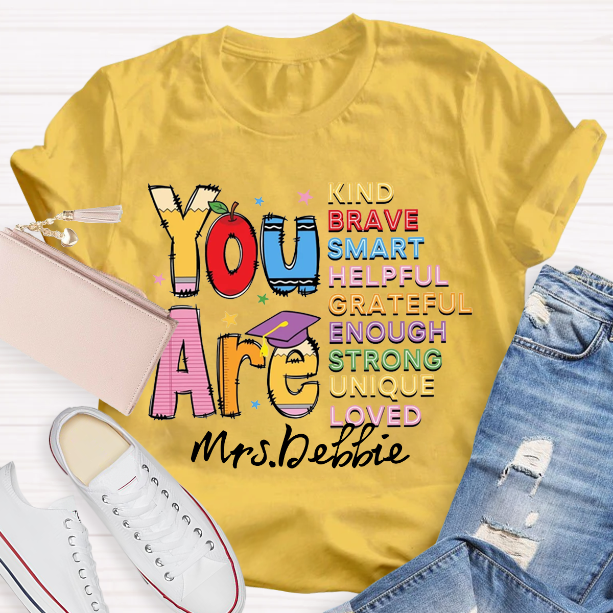 Personalized Name You Are  Brave Casual T-Shirt