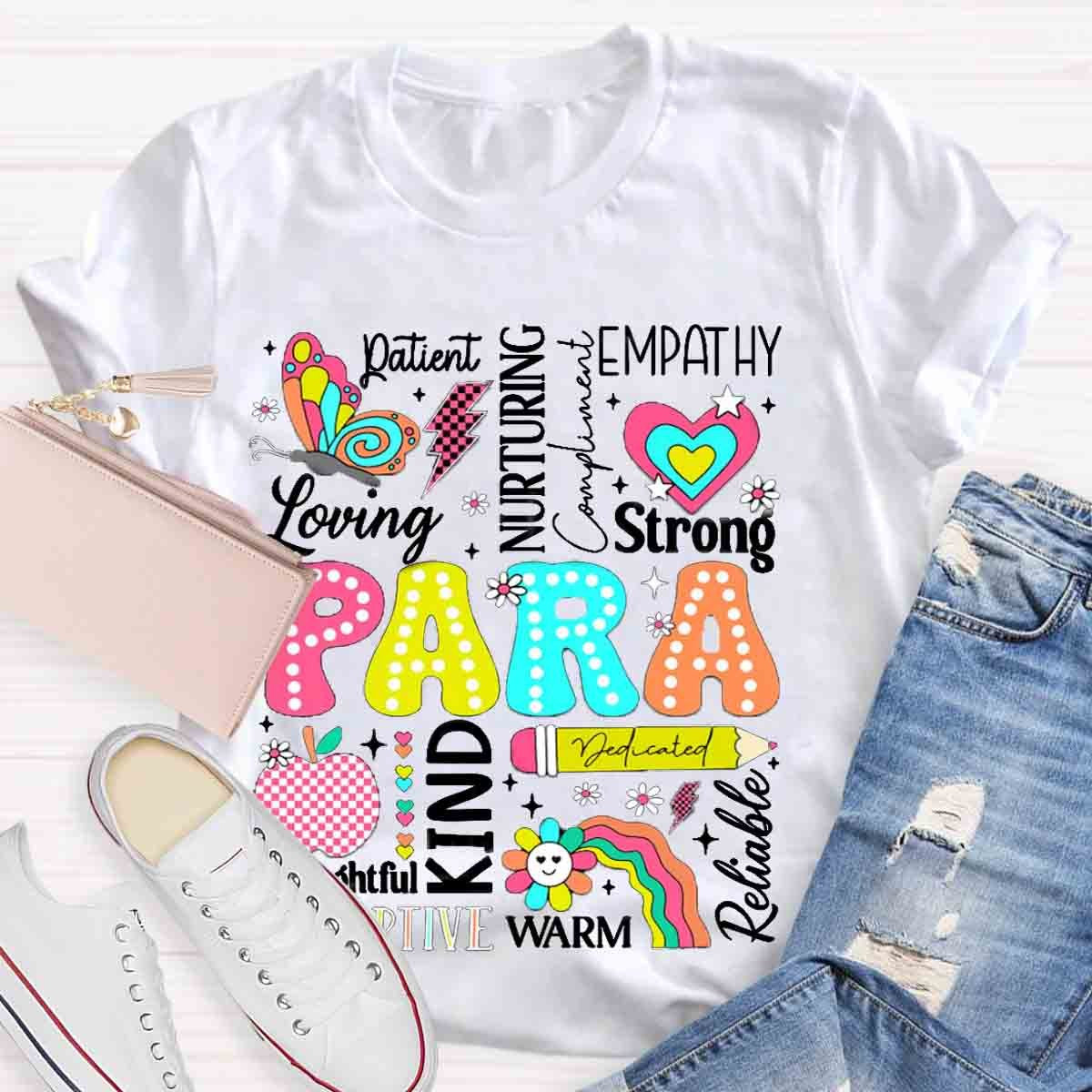 Paraprofessional Paraeducator First Day Back To School T-Shirt