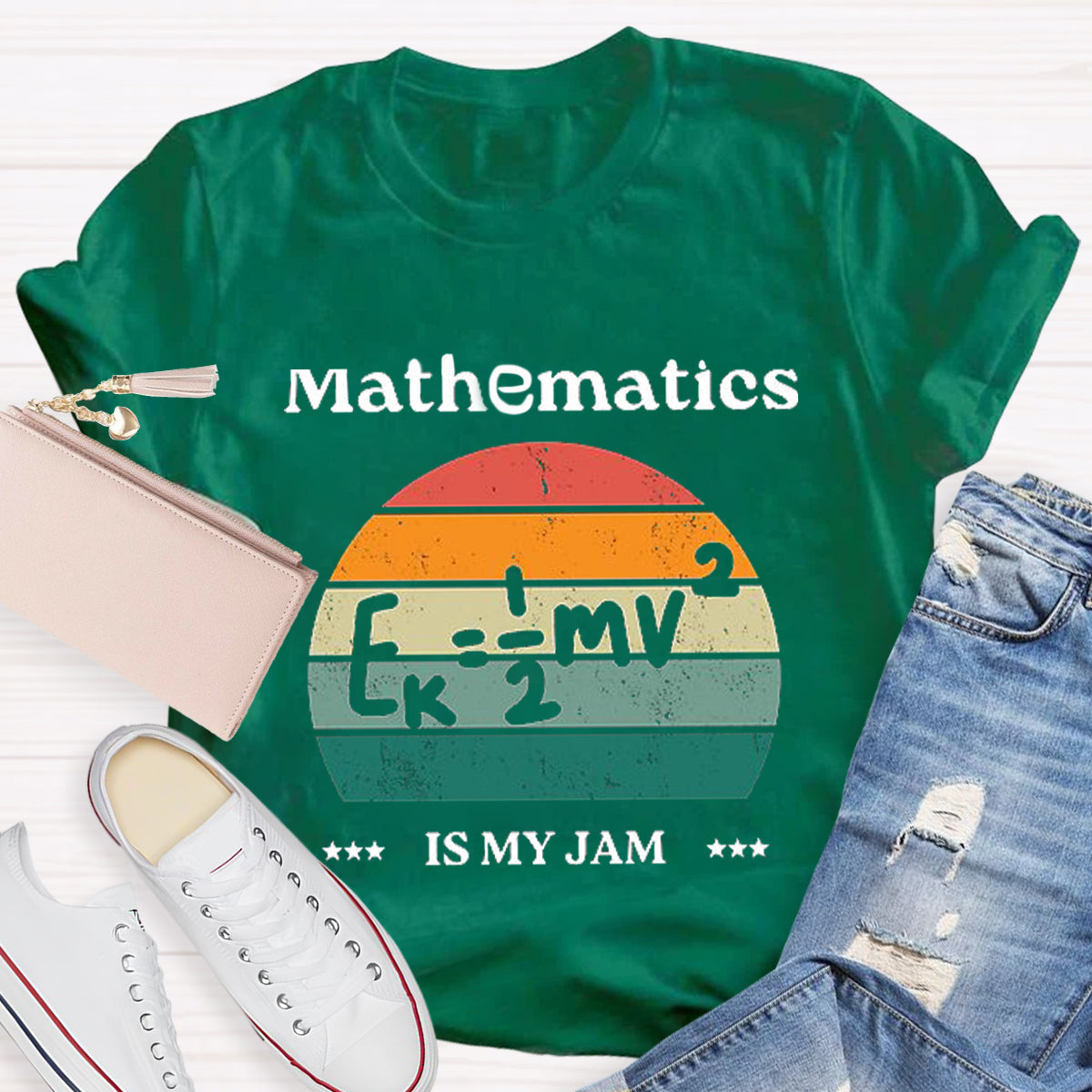 Mathematics Is My Jam Teacher T-Shirt