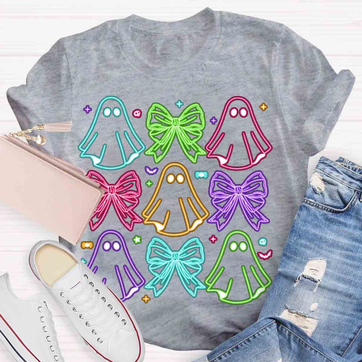 Halloween Ghost Neon Shirt