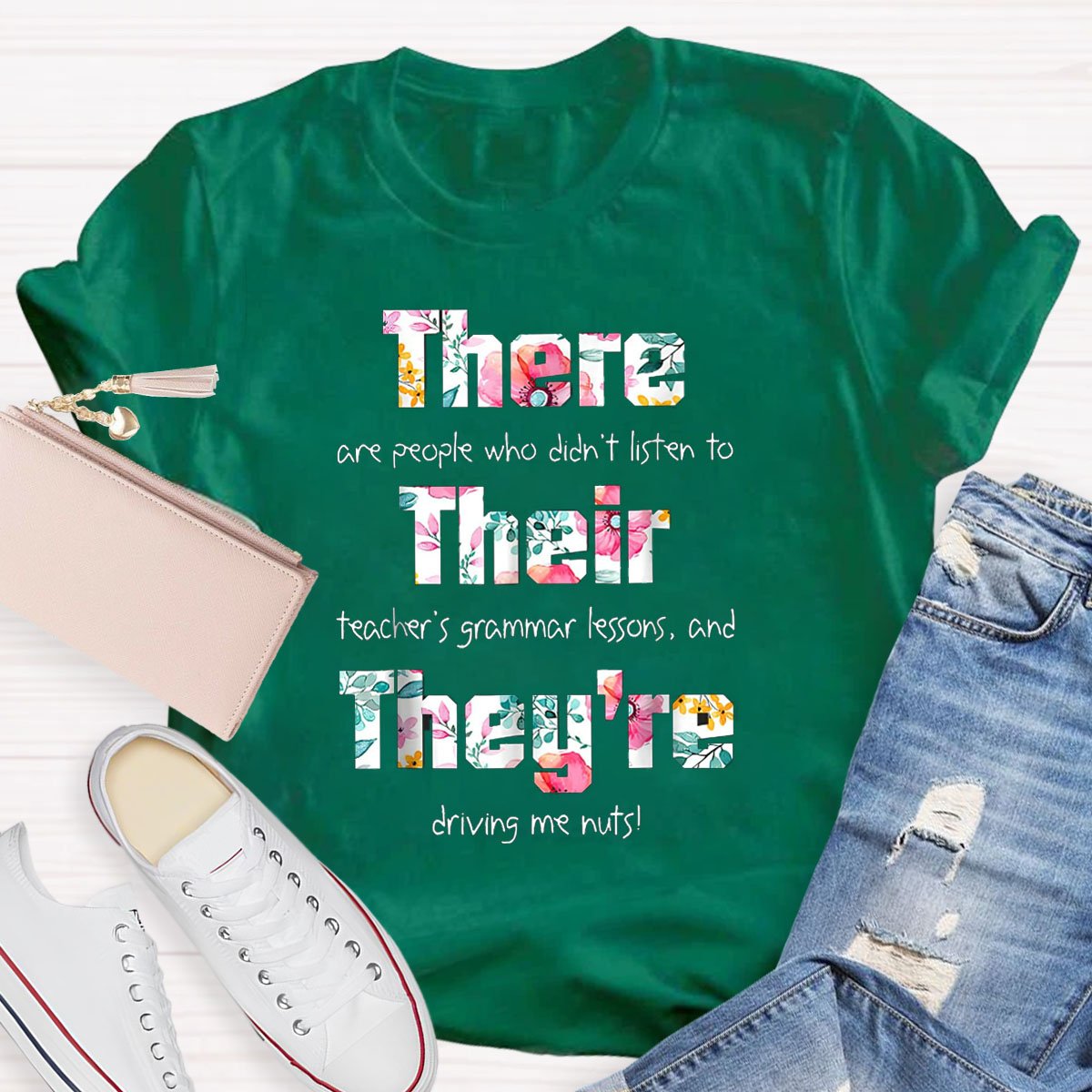 There Their They're Driving Me Crazy T-Shirt