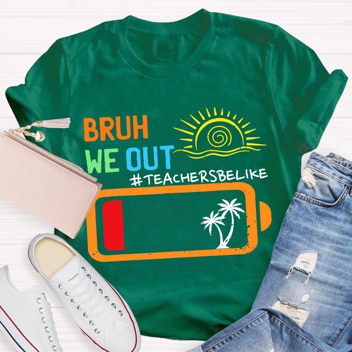 Bruh We Out Teachers Shirt