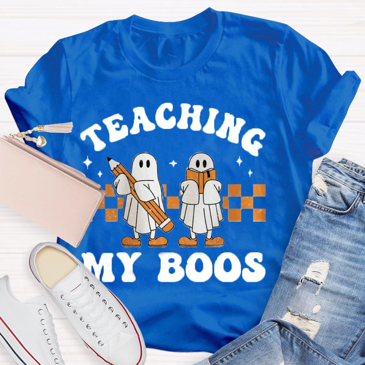 Teaching My Boos Halloween Teacher Funny Ghosts  Shirt