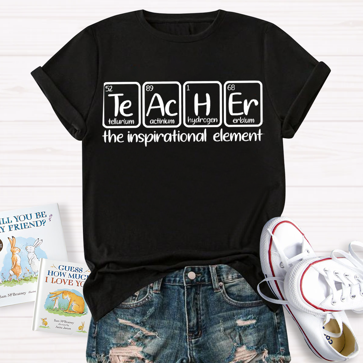 The Inspirational Element Teacher T-Shirt