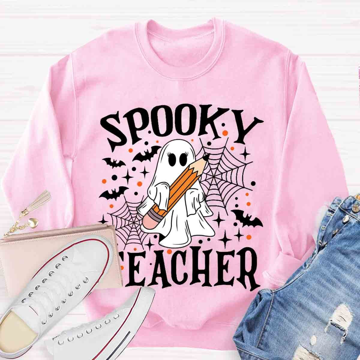 Spooky Teacher Halloween Sweatshirt