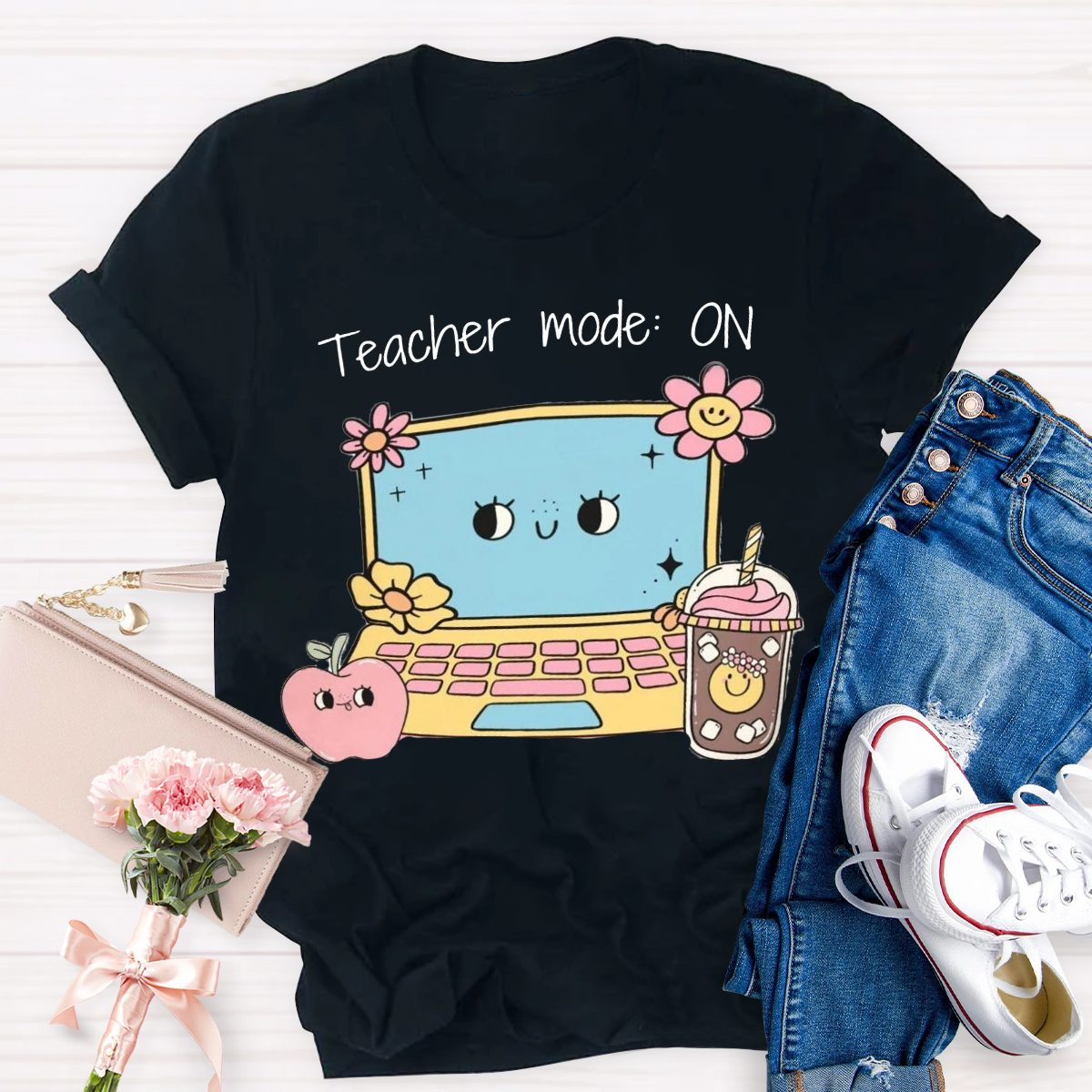 Teacher Mode On Computer Coffee T-Shirt