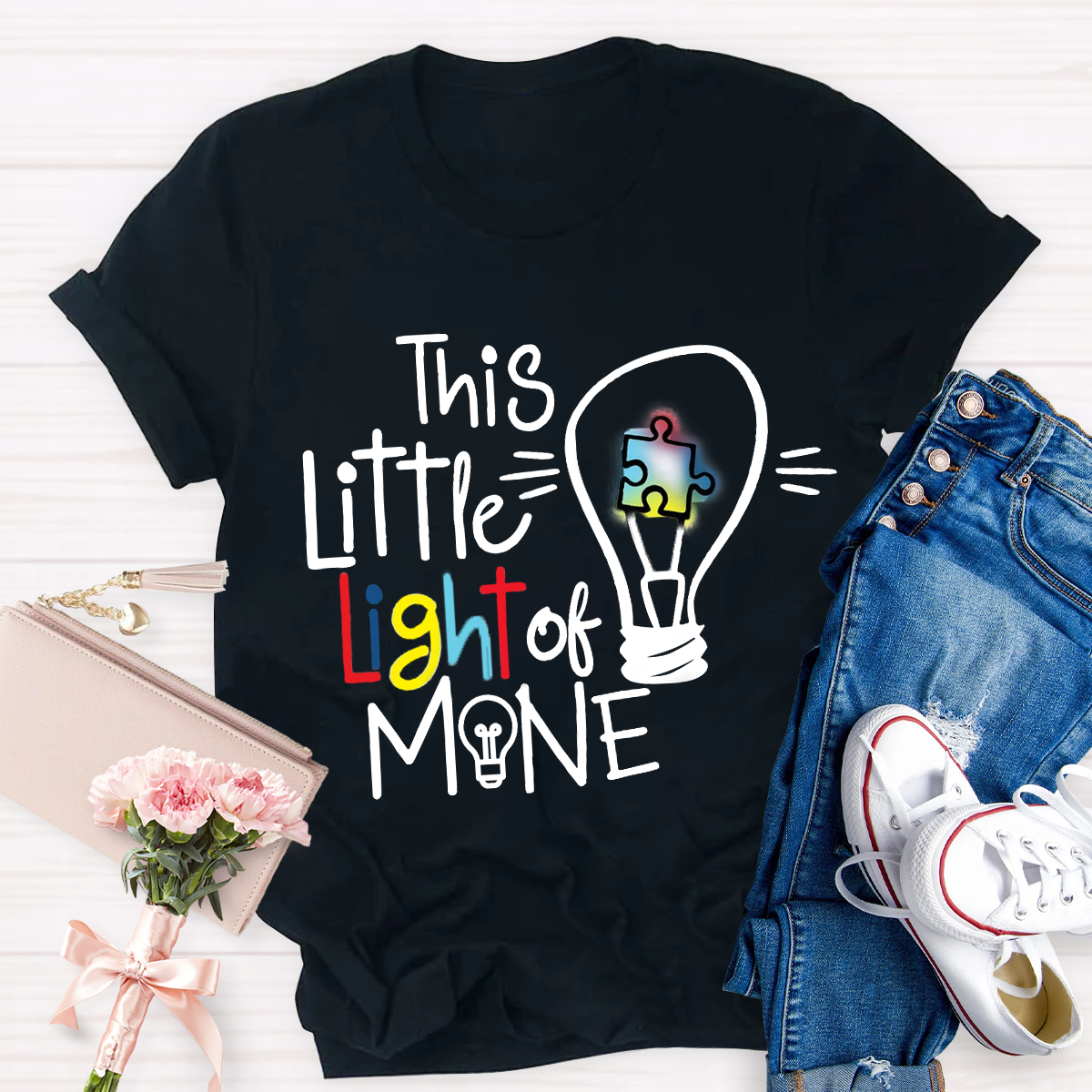 This Little Light Of Mine Autism T-shirt