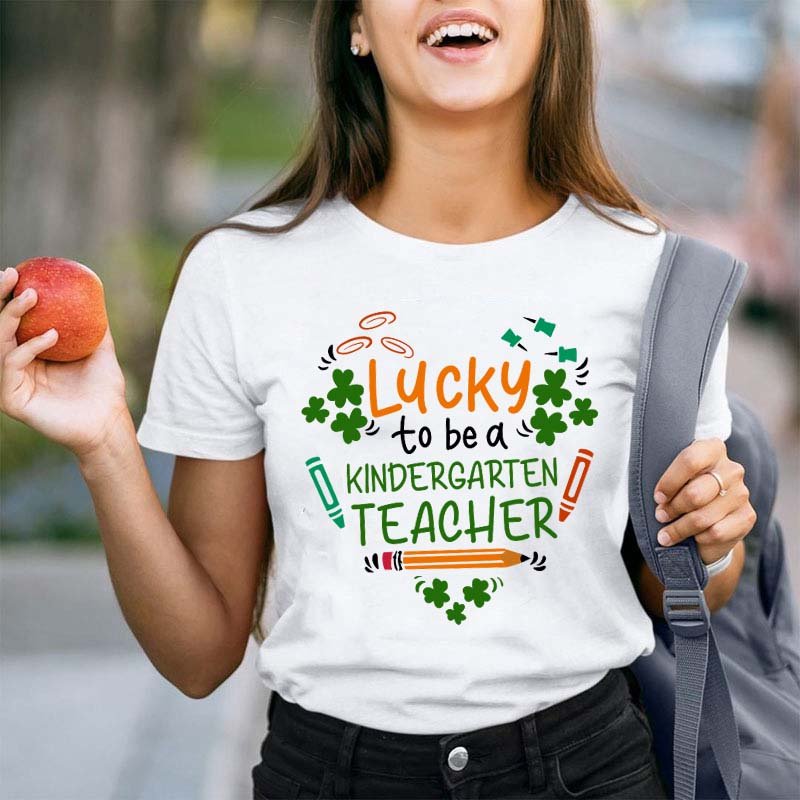 Personalized Lucky To Be A  Teacher T-Shirt