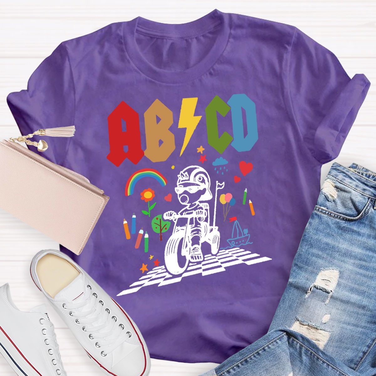 Teacher Abcd Teacher Shirt