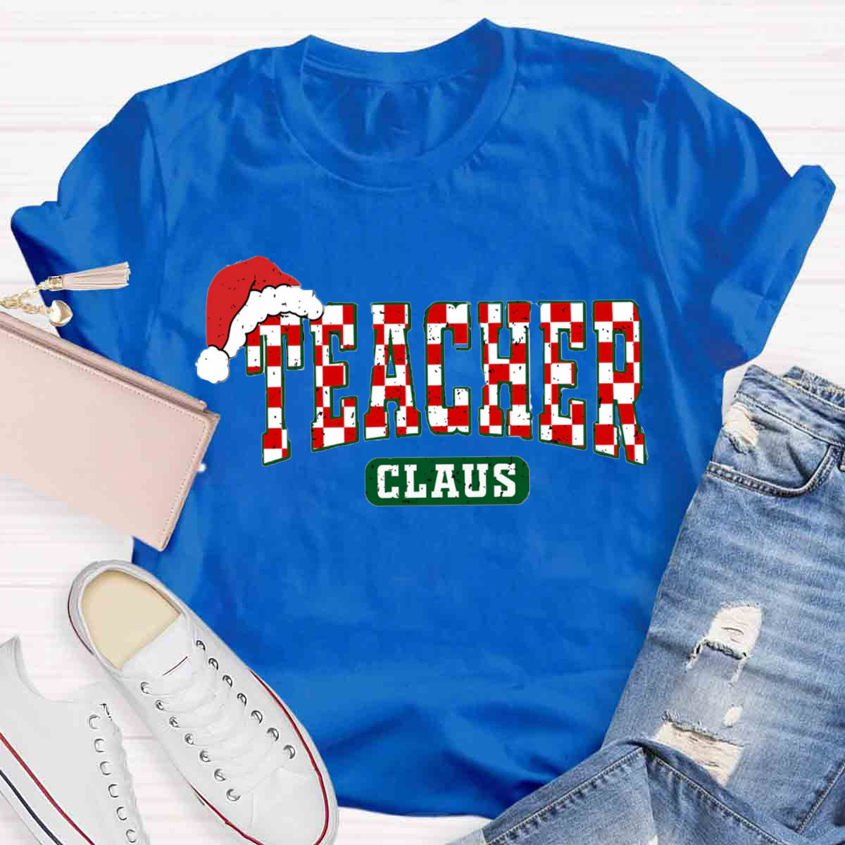 Teacher Claus Christmas  T-Shirt