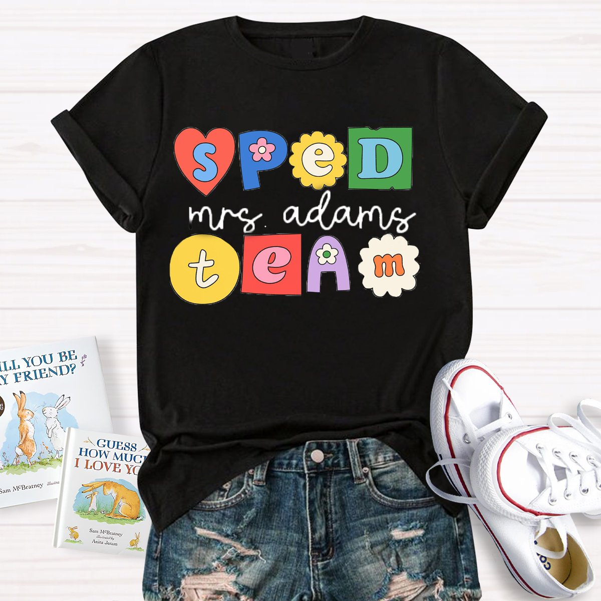 Personalized Name Special Education Teacher TShirt