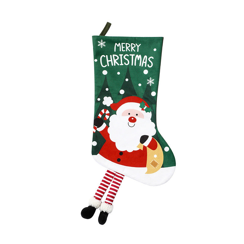 Gift Bag Christmas Tree Ornaments Gift Socks Fireplace Pendants