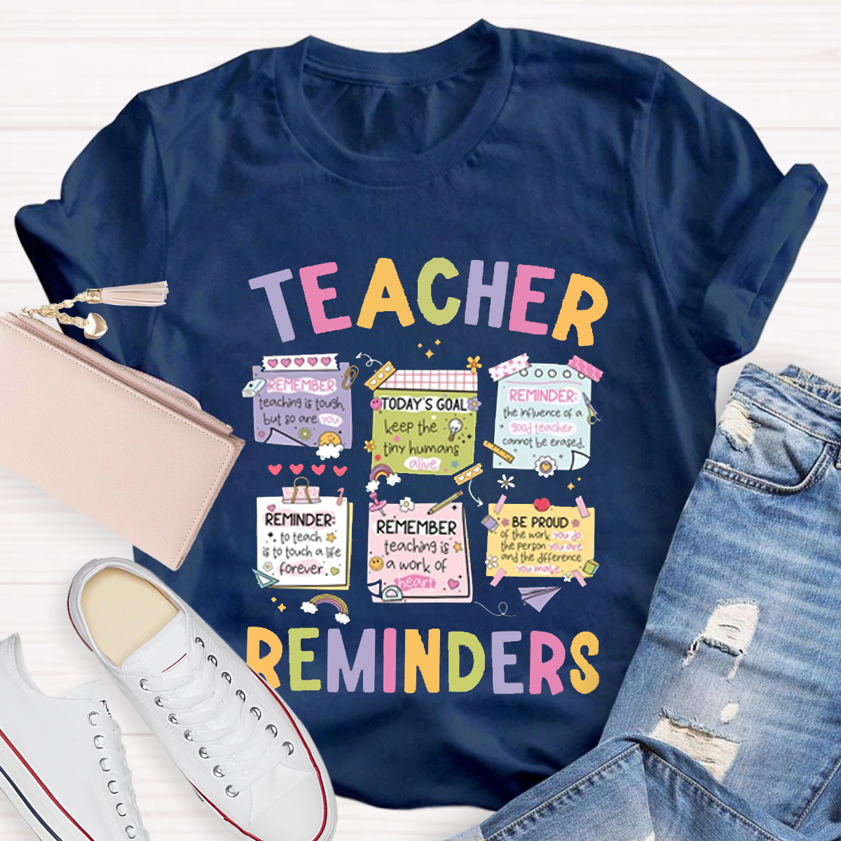 Teacher Reminder Funny Milk Box T-Shirt