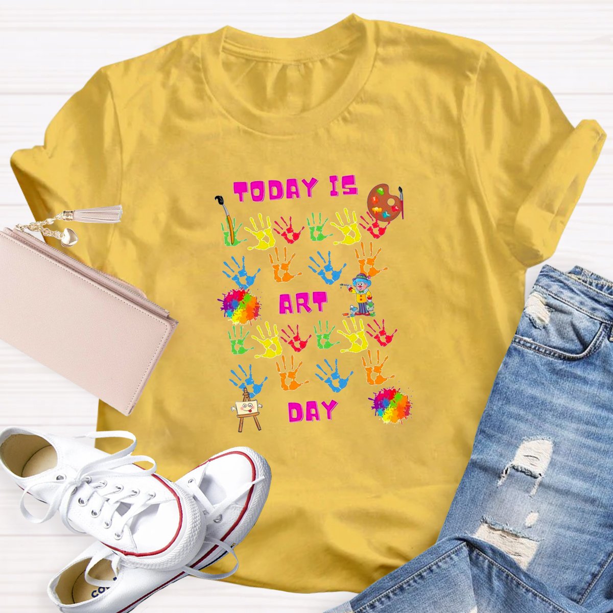 Today Is Art Day Teacher T-shirt