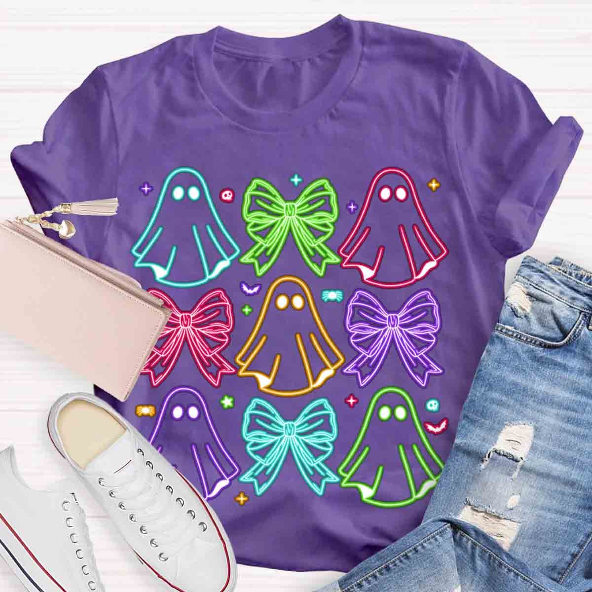 Halloween Ghost Neon Shirt