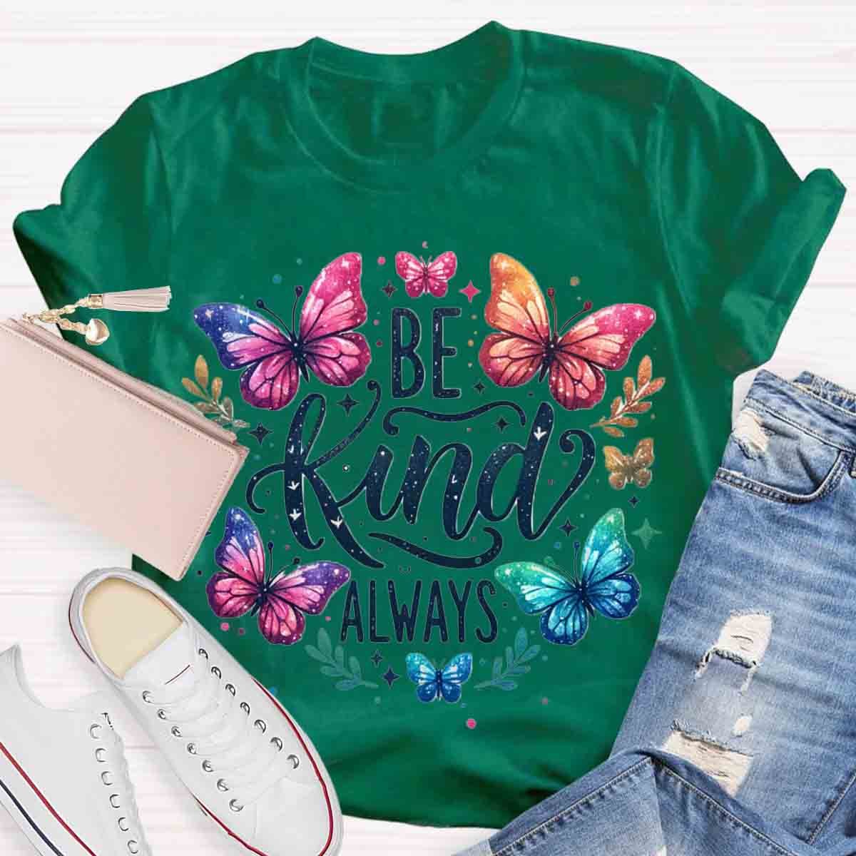 Be Kind Always Floral T-Shirt