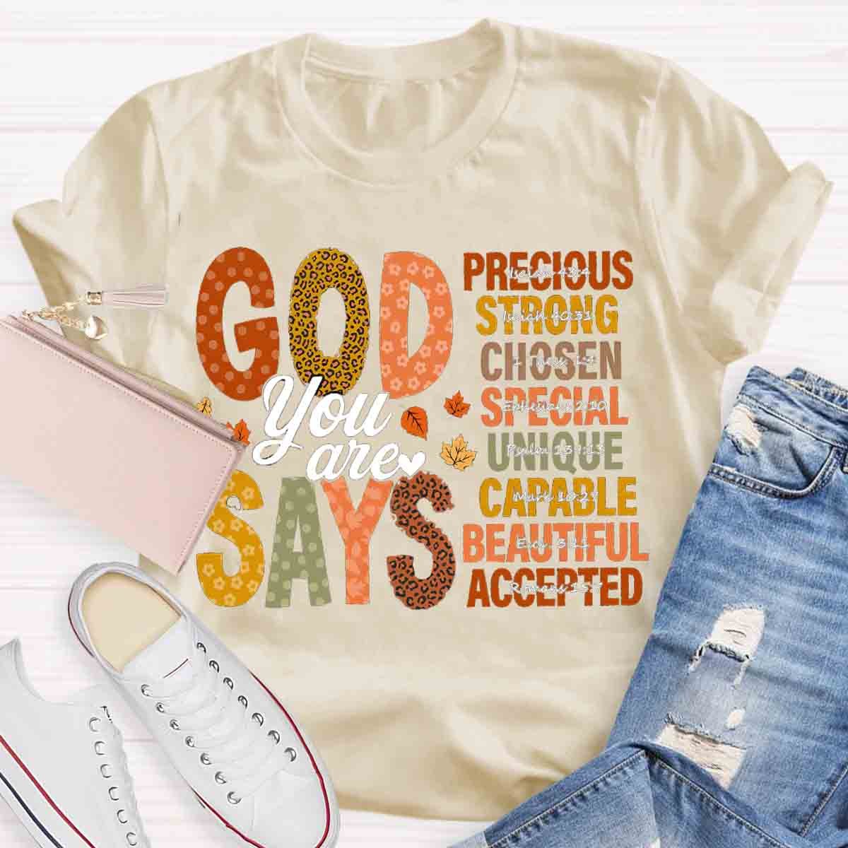 God Says You Are Strong Fall Shirt