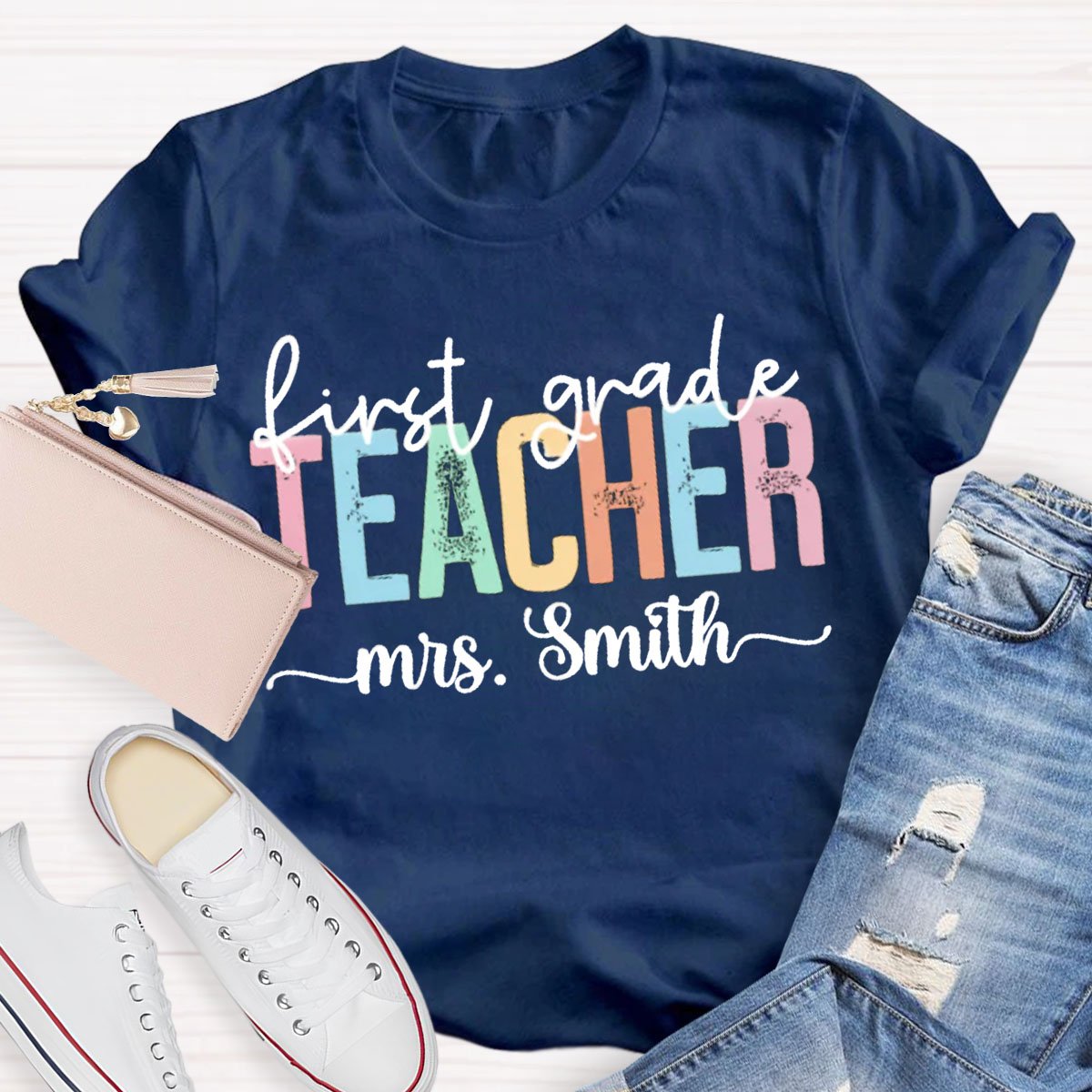 Personalized Your Grade And Name T-Shirt