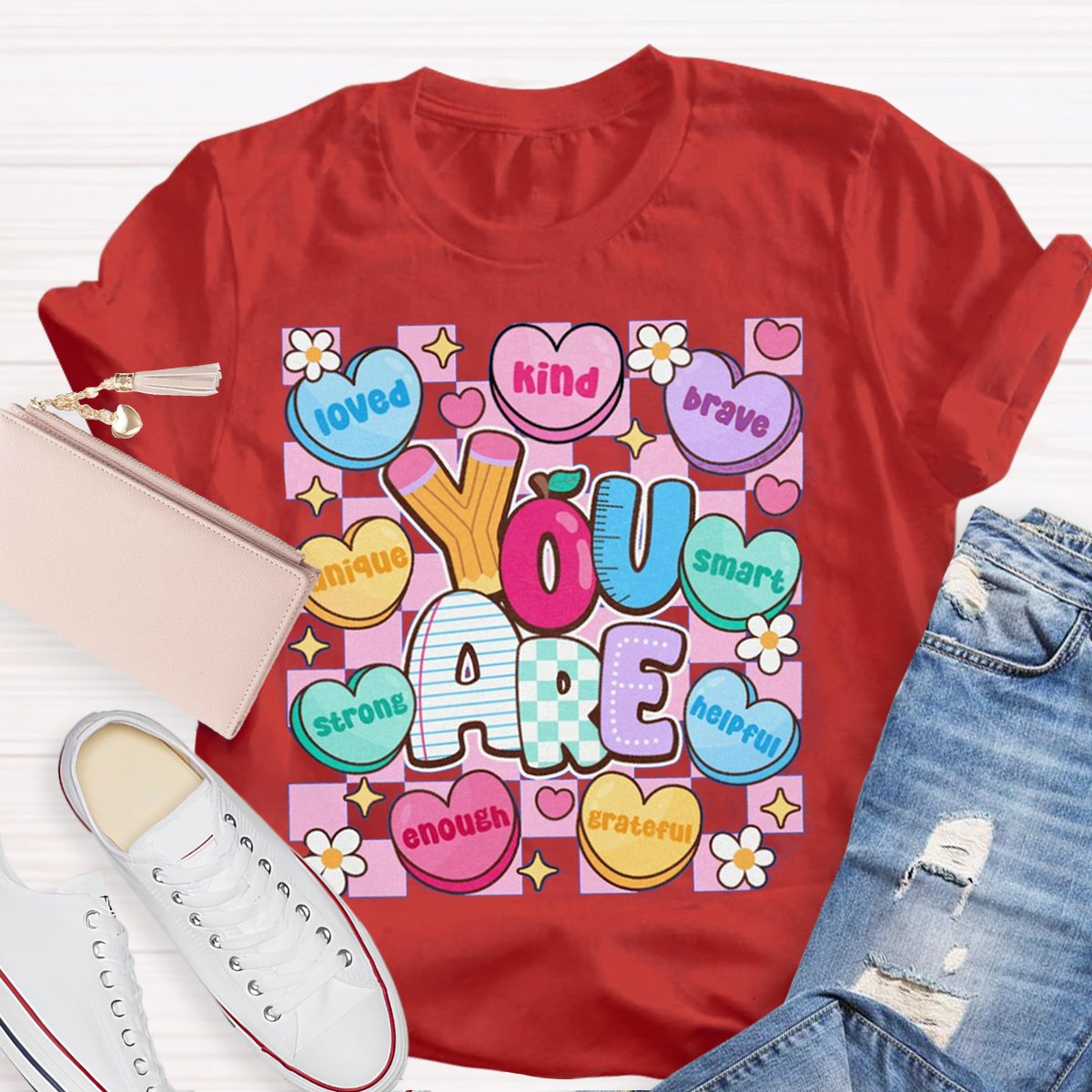 You Are Kind Unique Smart Kindergarten Teacher Shirt