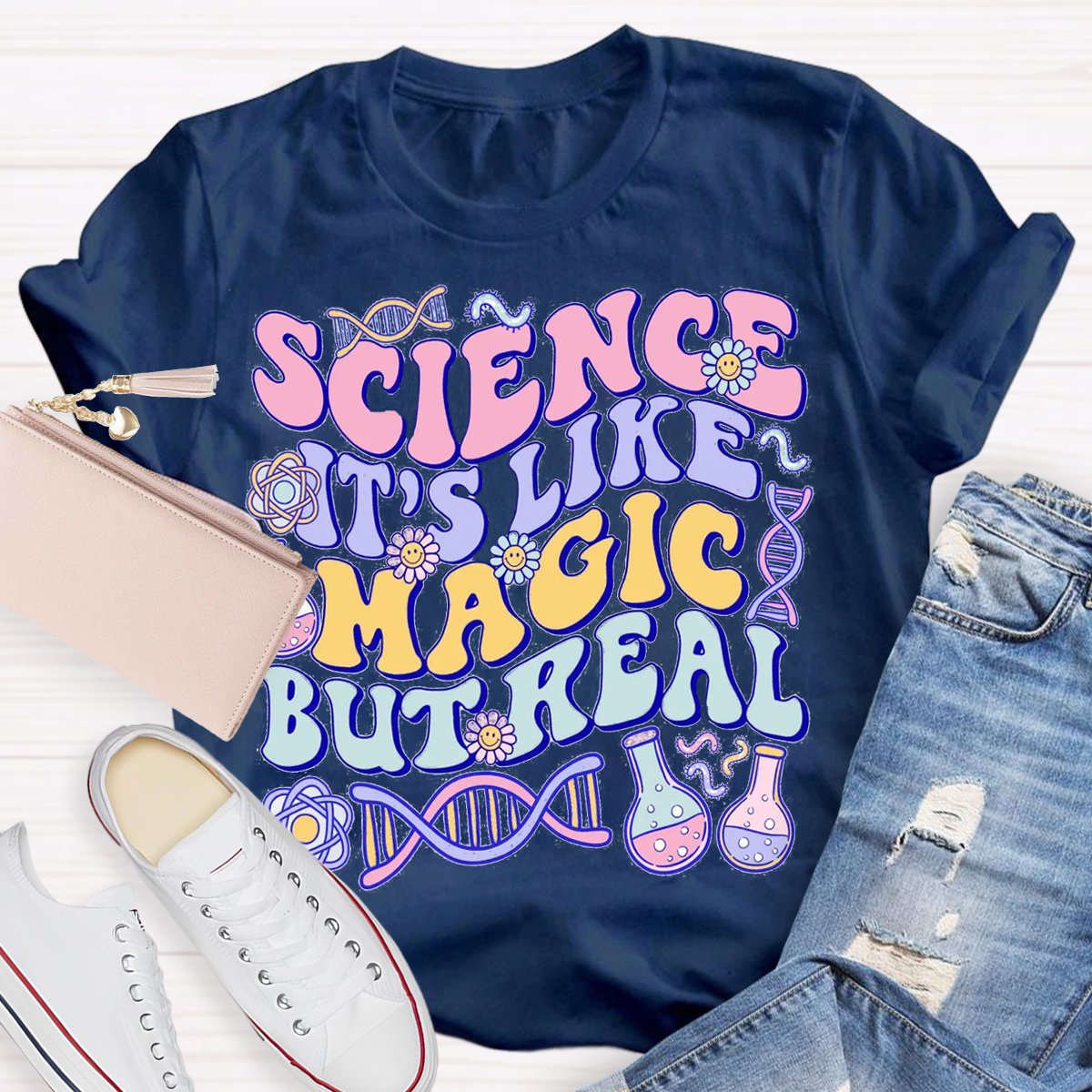 Science Like Magic But Real Science Teacher Shirt