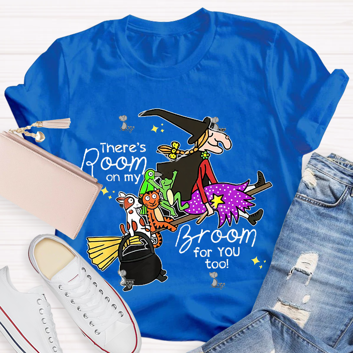 There's Room On My Broom For You Too Teacher T-Shirt