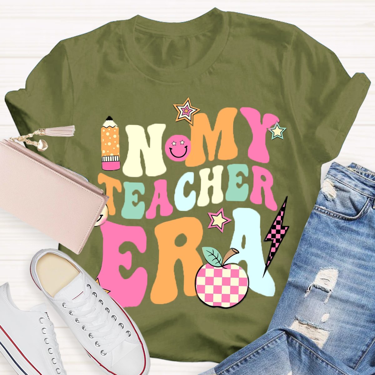 In My Teacher Era Teacher T-Shirt