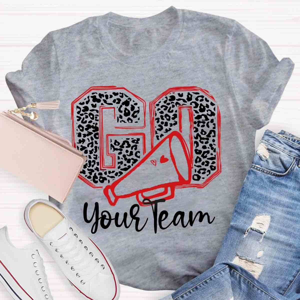 Personalized Team Name Go Go Go Teacher T-Shirt