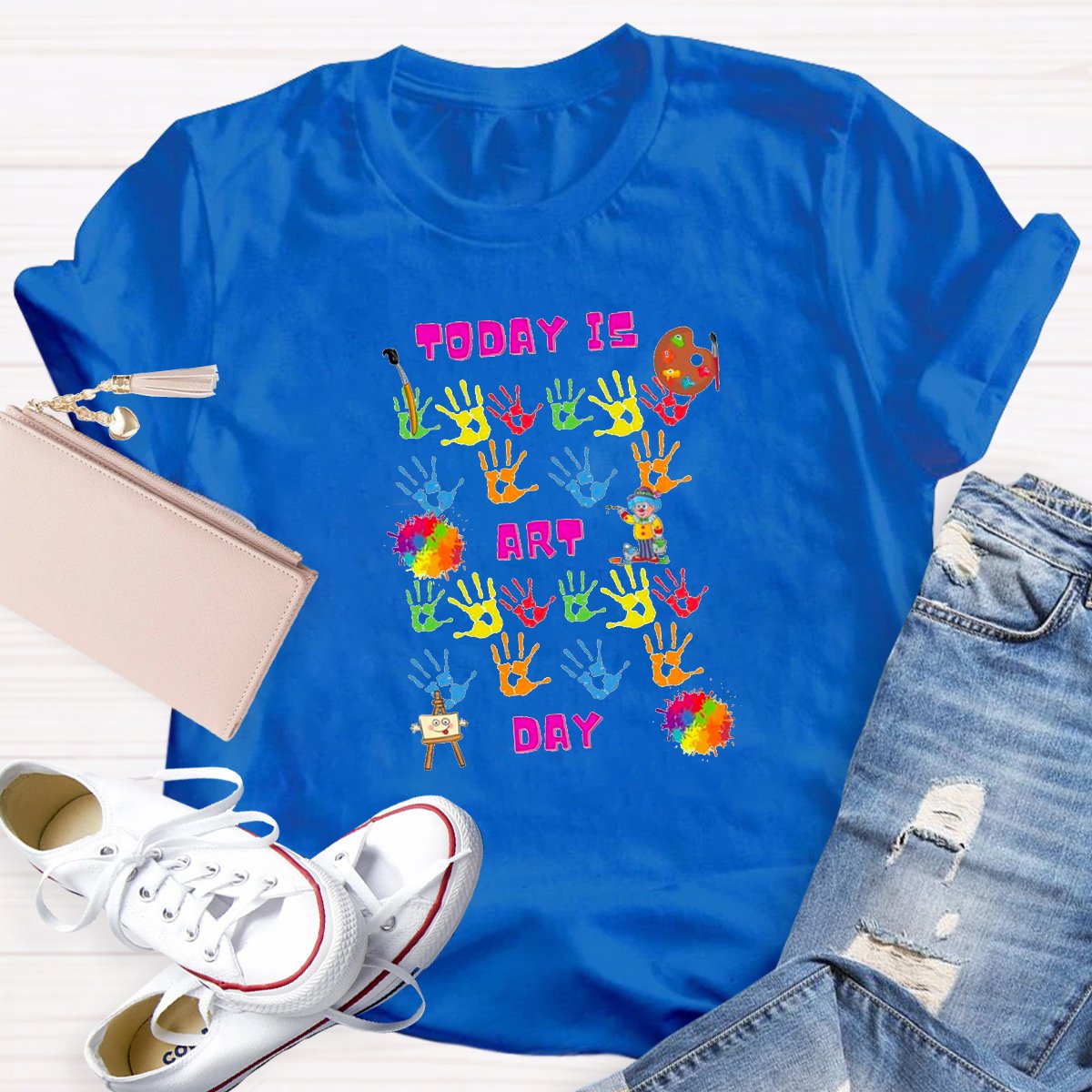 Today Is Art Day Teacher T-shirt