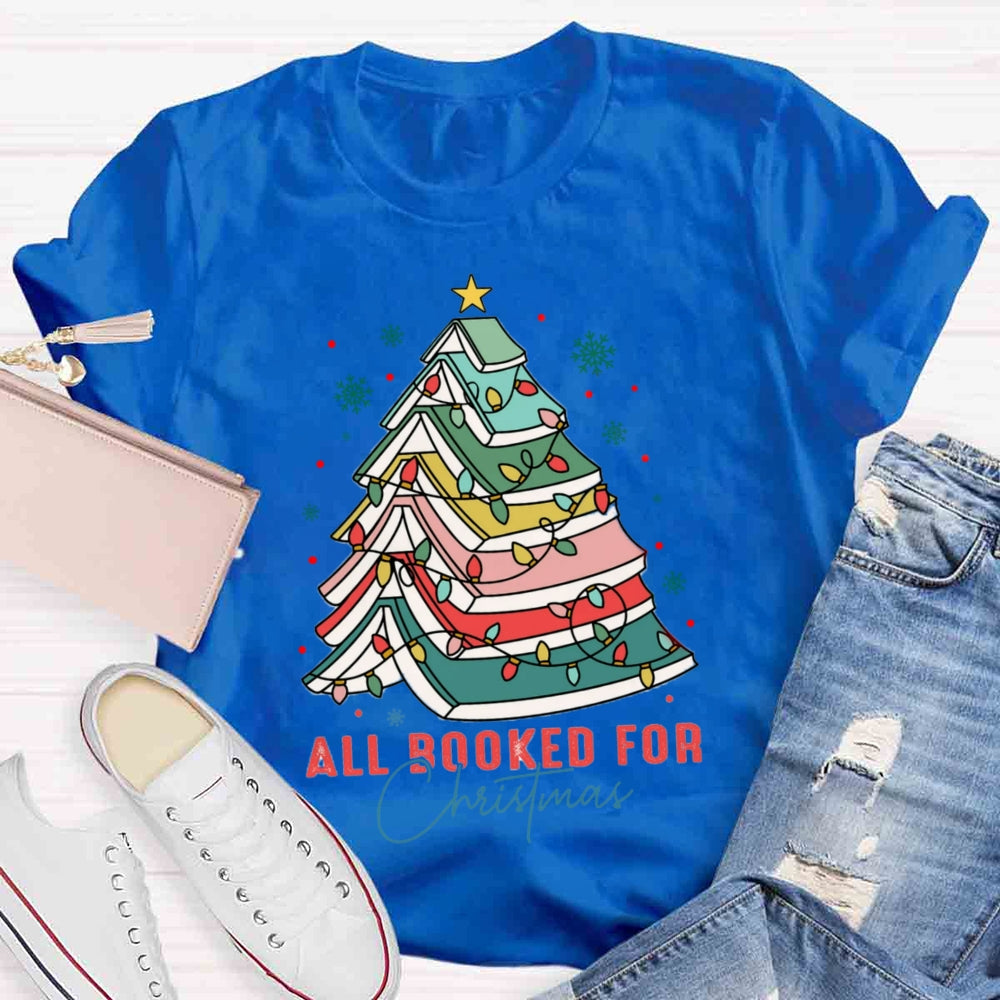 All Booked For Christmas T-shirt