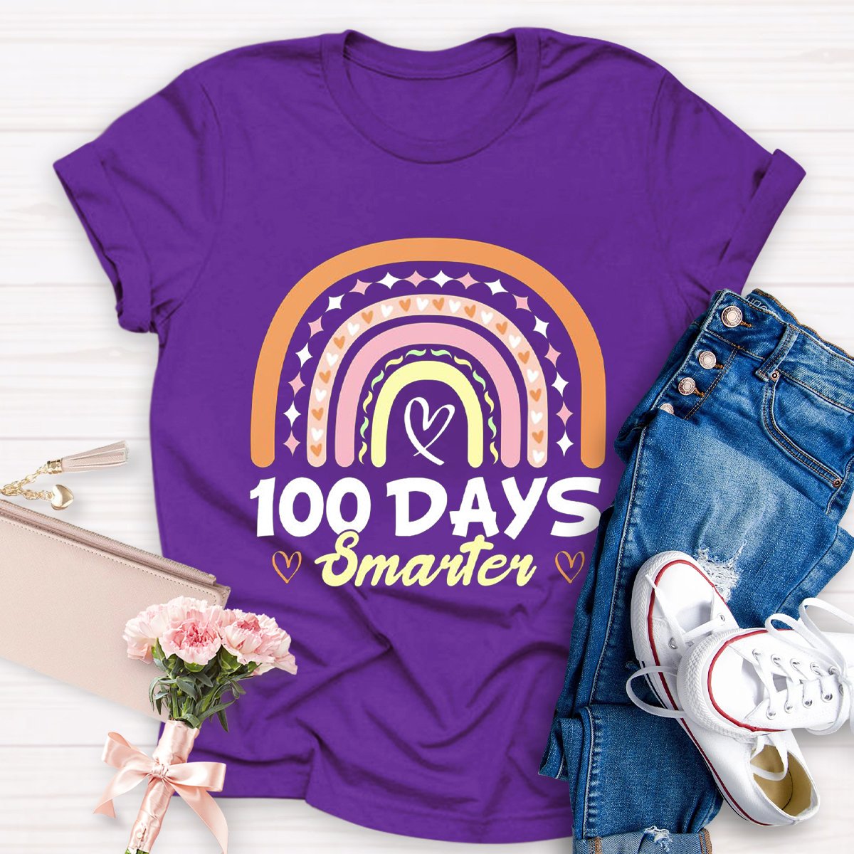 100 Days Smarter Teacher Shirt