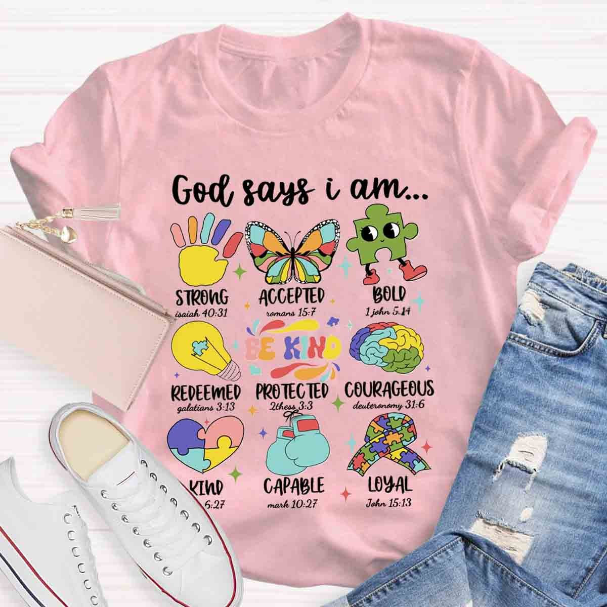 God Says I am a Teacher Shirt