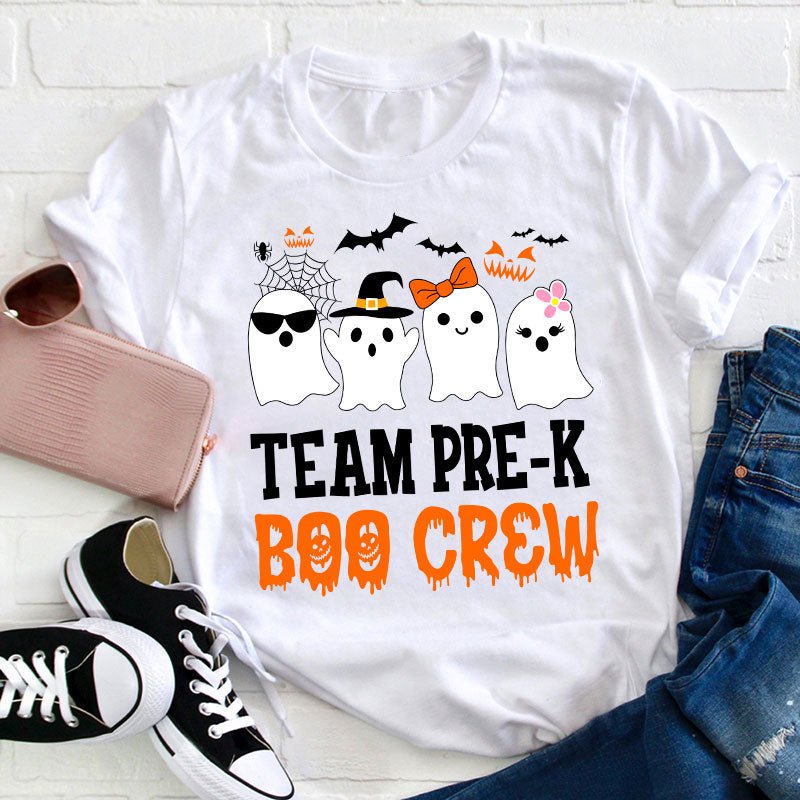 Personalized Team Boo Crew Teacher T-Shirt