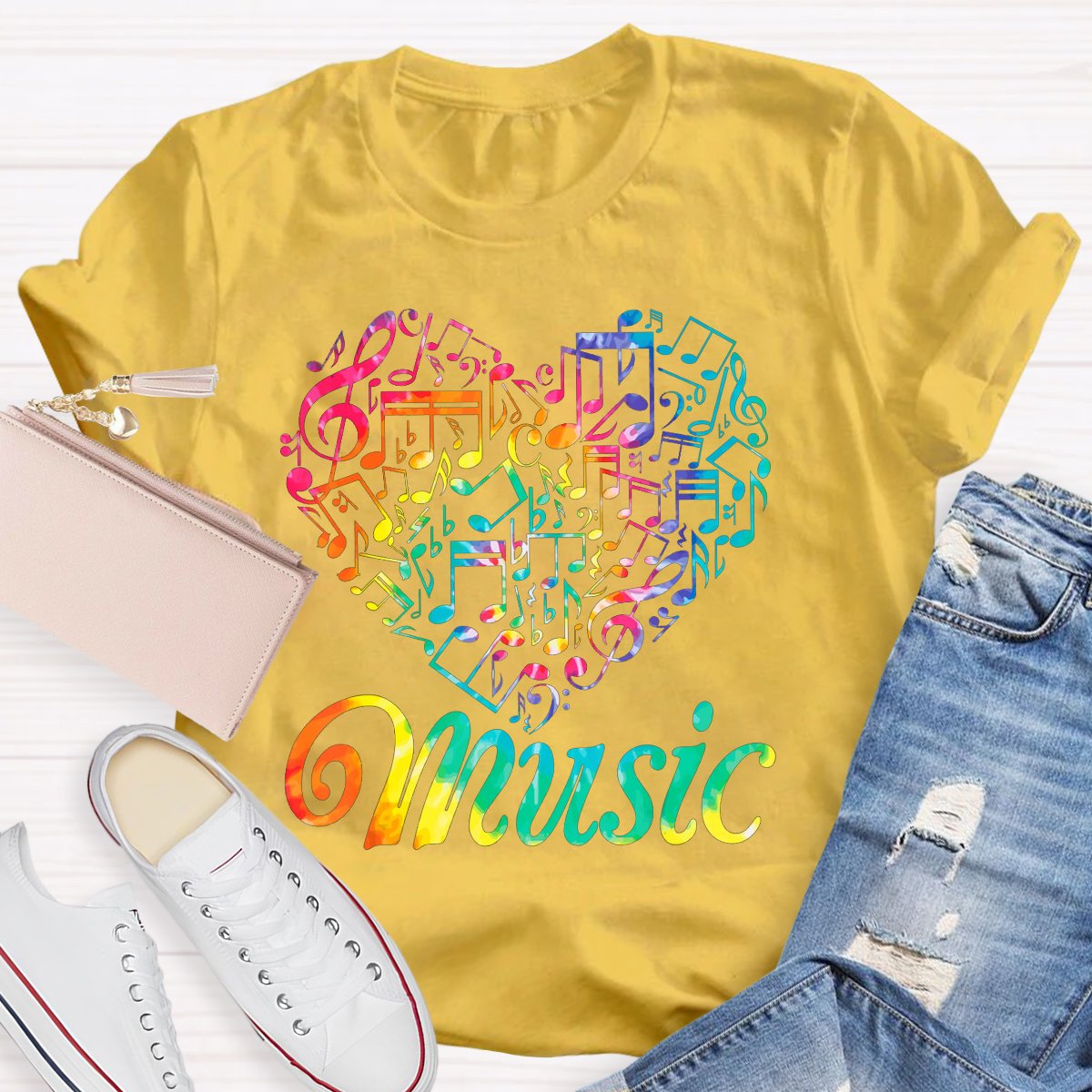 Music Heart Teacher T-Shirt