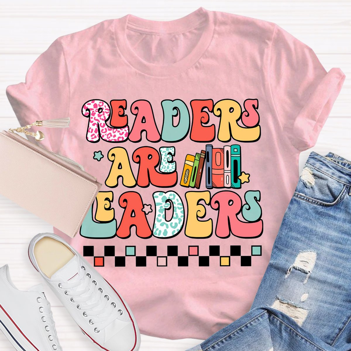 Readers Are Leaders Reading Teacher Shirt