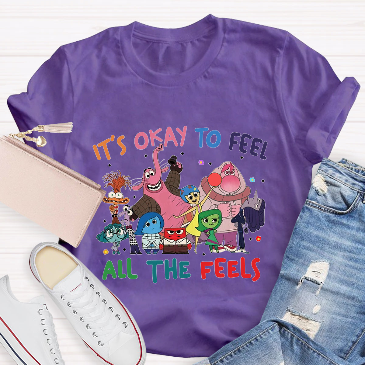 It's Okay To Feel All The Feels Special Education T-Shirt