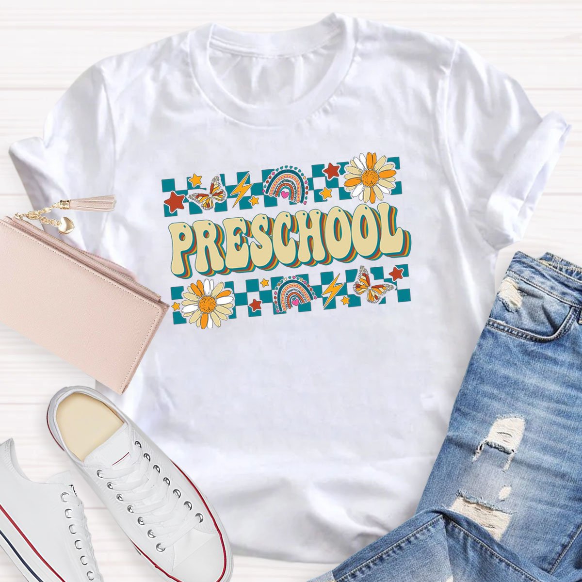 Personalized Design Grade With Butterfly T-Shirt