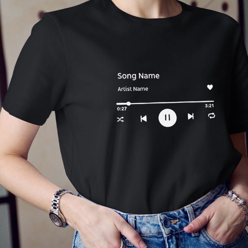 Personalized  Song Name Teacher T-Shirt