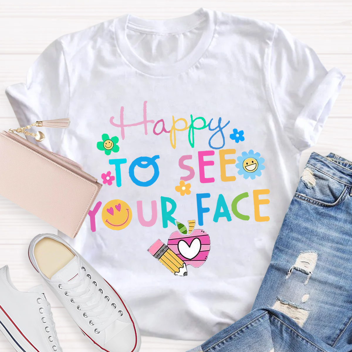 Back To School Happy To See Your Face T-Shirt