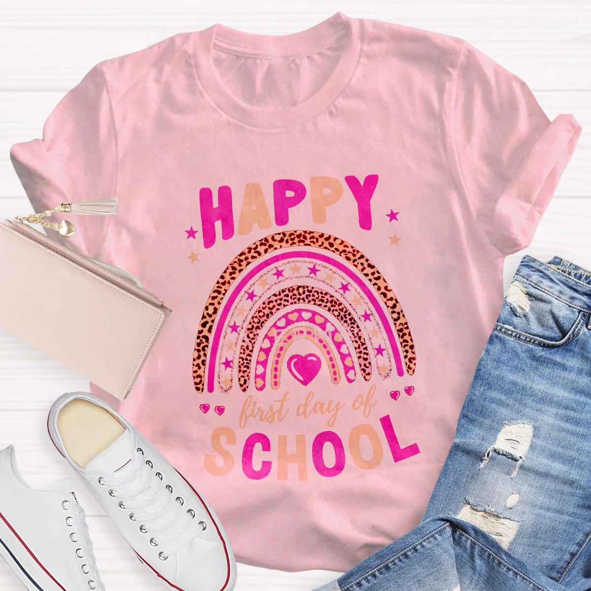 Happy First Day Of School Teacher Shirt