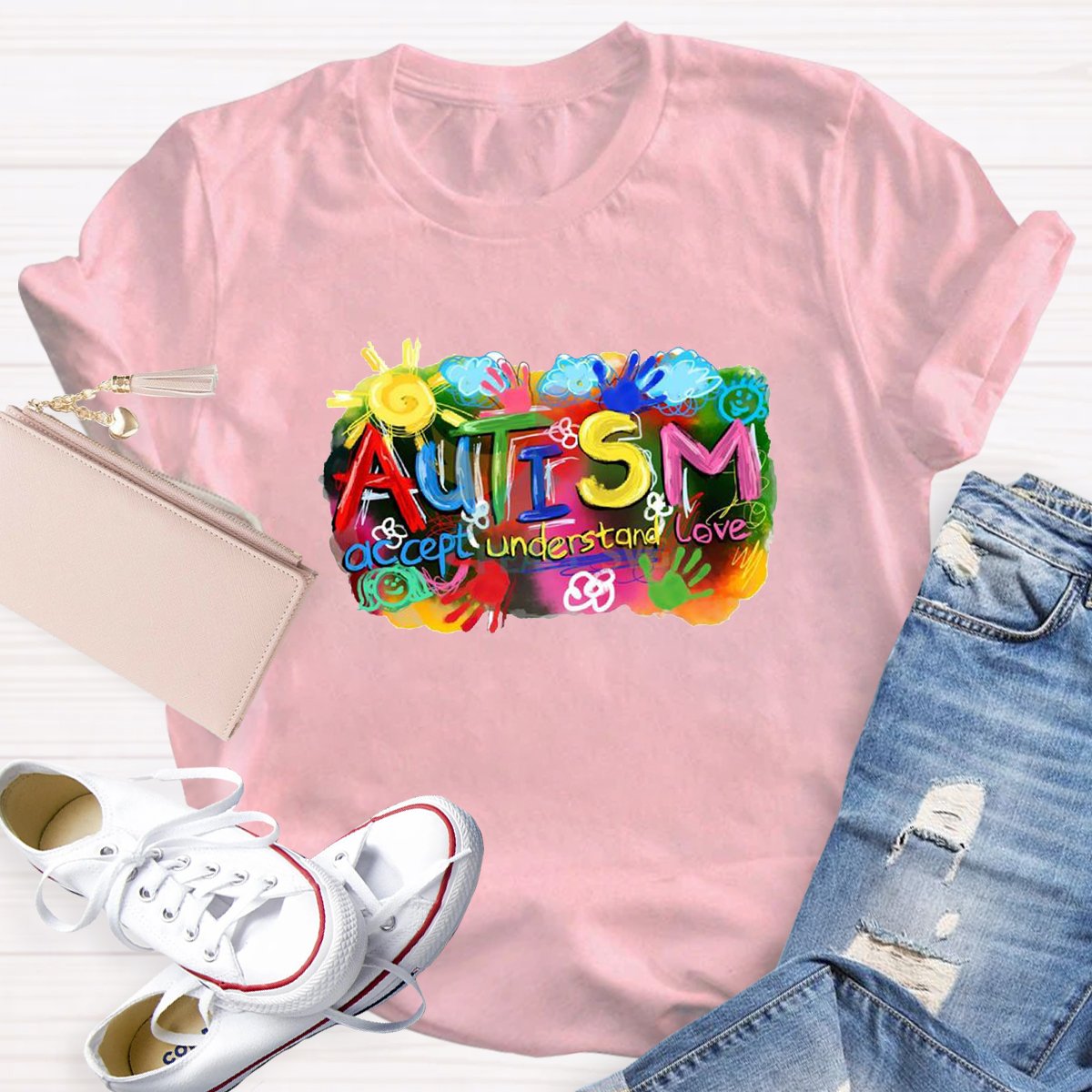 Autism Accept Understand Love Teacher T-shirt