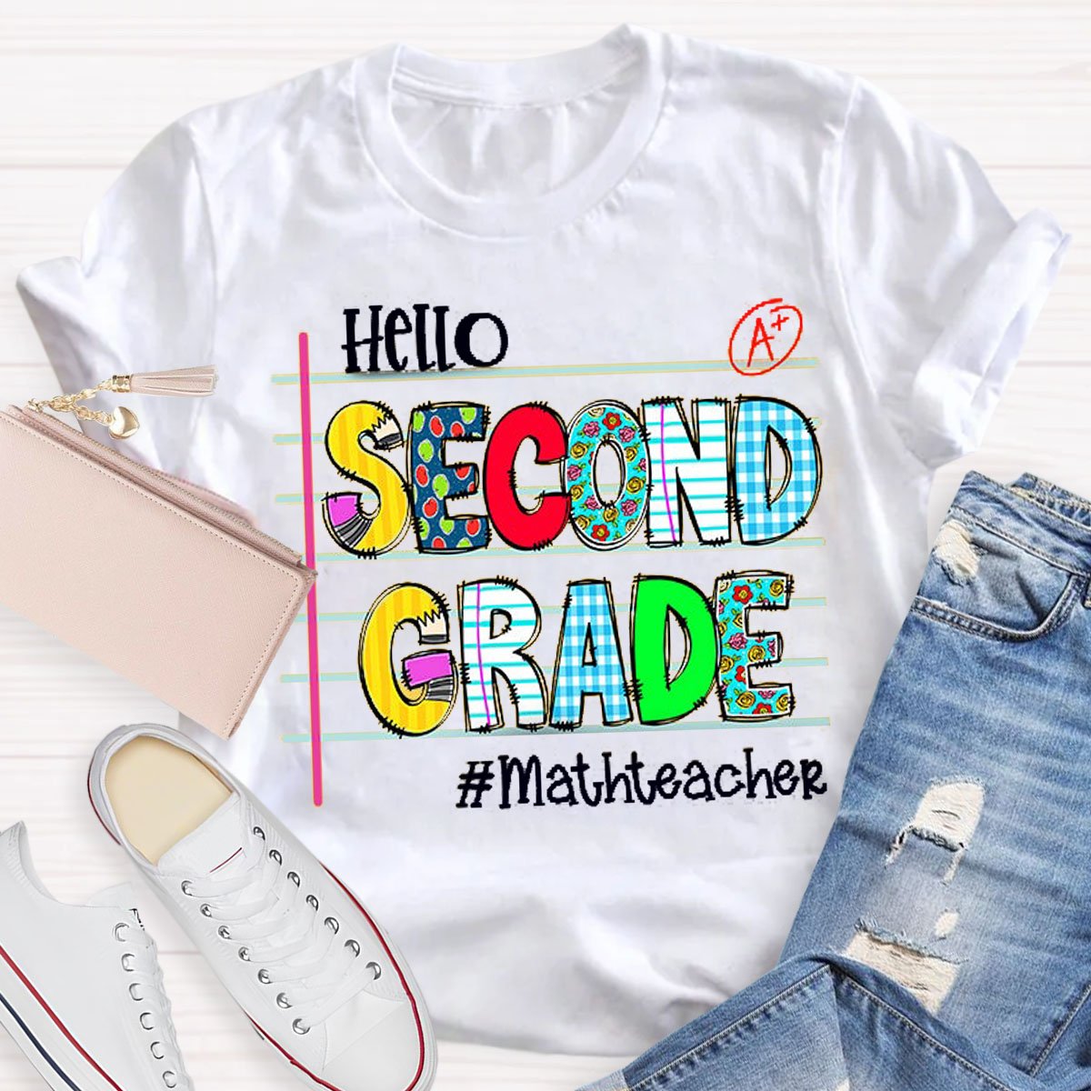 Personalized Grade And Name T-Shirt